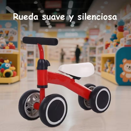 Bicicleta de equilibrio de 4 ruedas: Una bicicleta de equilibrio con 4 ruedas, bicicleta caminadora: Una bicicleta para aprender a caminar