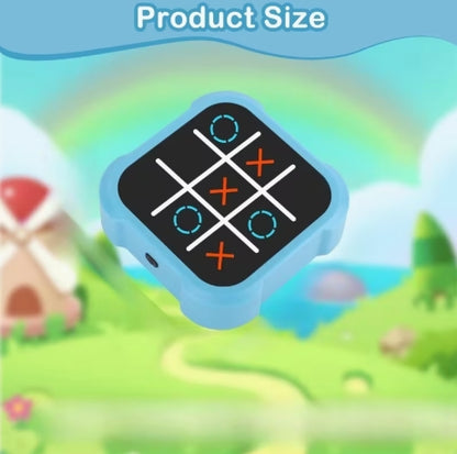 Tic-Tac-Toe, Juego Educativo Divertido,  Consola de Juego Portátil para Exteriores, Consola de Juego Electrónica Interactiva  Entrenamiento de la Inteligencia Infantil, Consola de Juego Portátil.