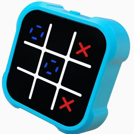 Tic-Tac-Toe, Juego Educativo Divertido,  Consola de Juego Portátil para Exteriores, Consola de Juego Electrónica Interactiva  Entrenamiento de la Inteligencia Infantil, Consola de Juego Portátil.