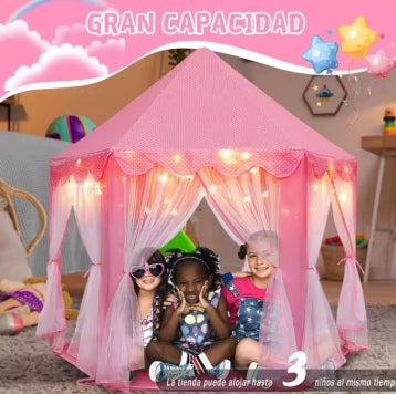 Tienda portátil para niños, tienda de campaña, juguetes para niñas, Castillo de princesa