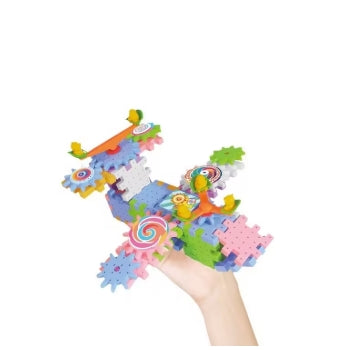 Engranajes eléctricos 166 pcs rompecabezas 3D modelo Kits de construcción bloques de ladrillos de plástico juguetes educativos para niños regalos de navidad