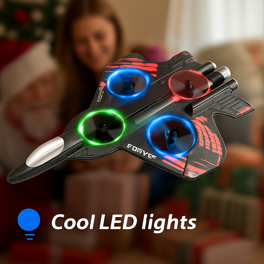 Dron Pequeño Controlado por Control Remoto, Ideal para Principiantes, Avión de Control Remoto - Juguete para Niño, Planeador de Espuma, UAV Pequeño para Estudiantes de Primaria, Avión Resistente al Caída