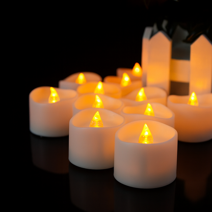 Luz y Magia: Pack de 24 Velas LED 🌟 – “Transforma tu hogar en segundos”