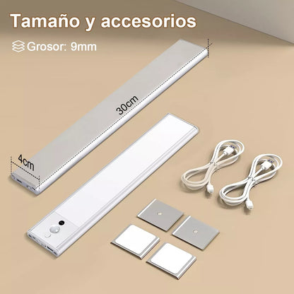 Barra Led PACK X2 Sensor de movimientos Recargable. SUPER OFERTA!🚀