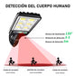 PACK x 4 Luces LED con sensor de movimiento PANEL SOLAR, CONTROL REMOTO! Super Brillante