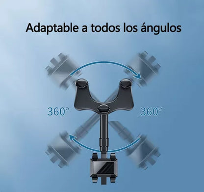 Soporte Para Teléfono📱 Con Espejo Retrovisor Giratorio De 360