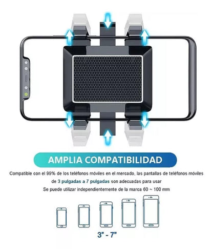 Soporte Para Teléfono📱 Con Espejo Retrovisor Giratorio De 360