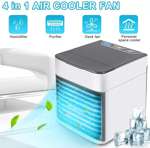 Aire Acondicionado PORTATIL❄️ Enfriador Clima Escritorio Ventilador