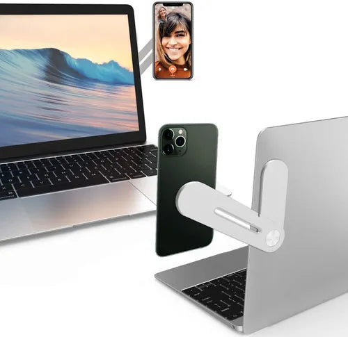 Soporte de pantalla de computadora portátil Soporte plegable magnético instalado en el soporte del teléfono móvil de la tableta Soporte de escritorio de pantalla ajustable lateral