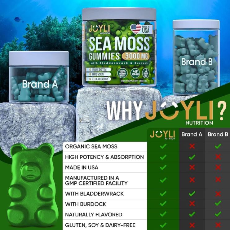 SEA MOSS Gummies:Energía natural, digestión ligera y piel radiante en cada dosis