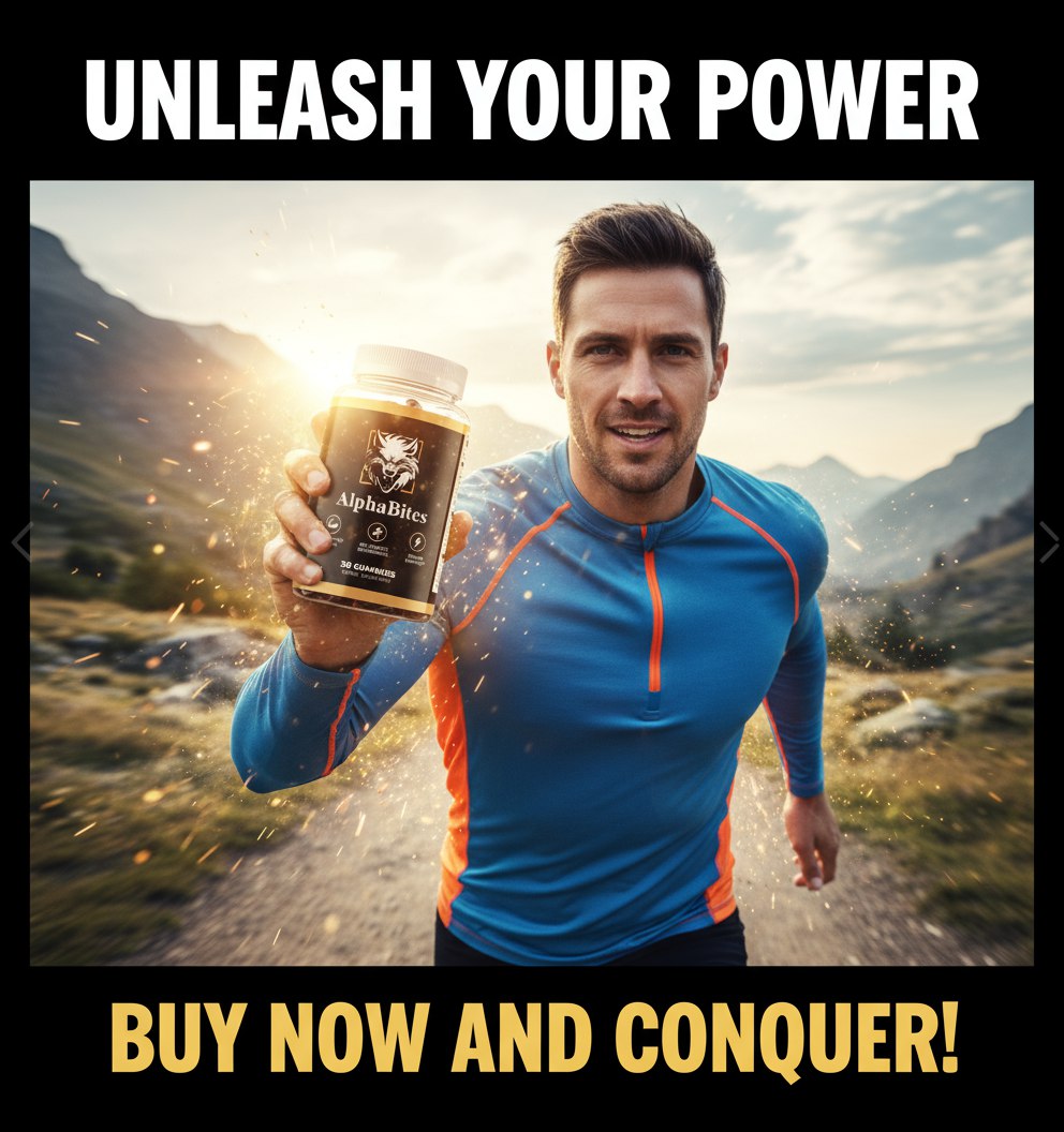 Suplemento Alpha Bites Oxido, Testosterona 30 Gomas