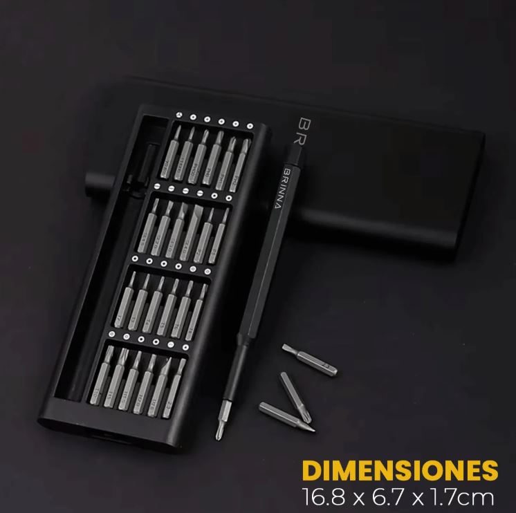 Juego de destornilladores de precisión magnéticos, 25 en 1 con mini juego de destornilladores de bolsillo de 24 piezas, juego de reparación pequeño para teléfono móvil/PC/Came