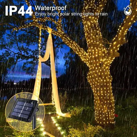 Serie de luces de alambre de cobre solar 32 m