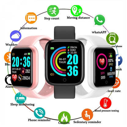 Smartwatch D20 Y68 reloj colores