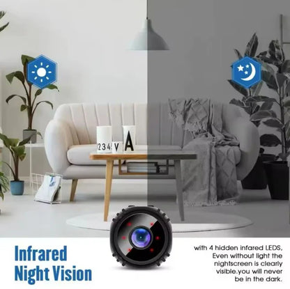 W8 SmartCam 360™:Detección de movimiento + visión nocturna: tu guardián las 24 horas