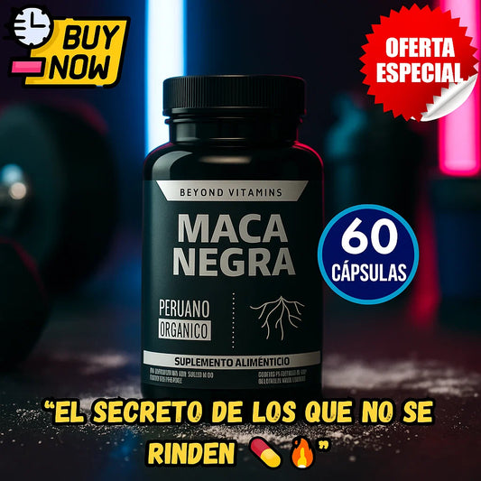 Maca Negra Beyond: Maca Negra 100% Orgánica: Energía, Concentración y Bienestar Natural