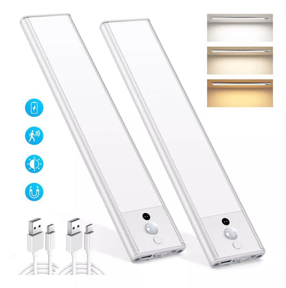 Barra Led PACK X2 Sensor de movimientos Recargable. SUPER OFERTA!🚀