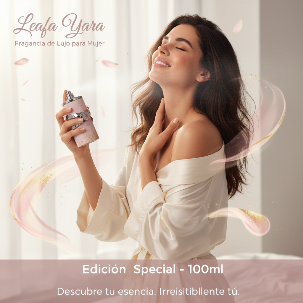 Yara EDP - Perfume de Lujo para Mujer 100 ml | Fragancia Cremosa y Dulce con Notas de Vainilla y Frutas Tropicales | Elegante y Seductor para la Noche y Citas | Regalo Perfecto para Ella | Larga Duración