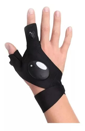 Guantes LINTERNA LED 🔦 A PRUEBA DE AGUA!