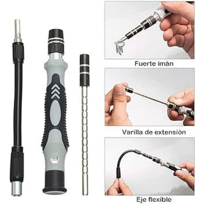 Juego De Destornilladores Y Atornilladores De Precisión 115 En 1, Herramientas De Reparación De Bricolaje, Kit De Puntas De Destornillador Magnético Pequeño, Mini Herramienta Profesional Extraíble Para Teléfonos