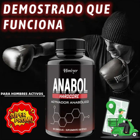 ANABOL, suplemento de apoyo para la salud masculina, fórmula premium.