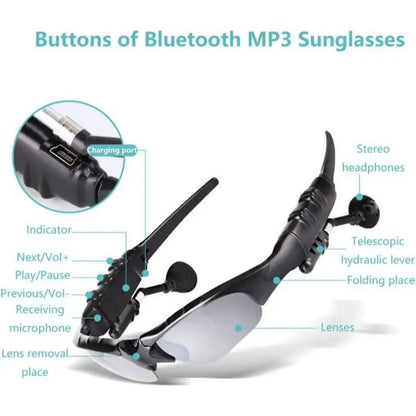 Gafas de Sol con Audífonos Bluetooth y Micrófono