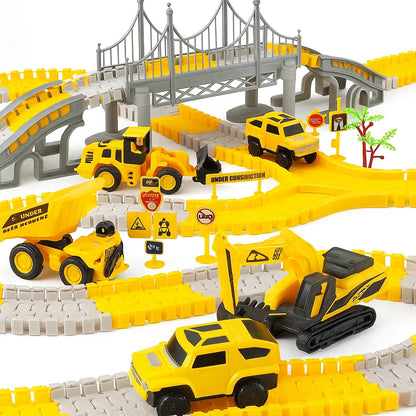 Pista Magica Flexible Con Coche De Pila Juguete Para Niños Regalos De Cumpleaños De Navidad