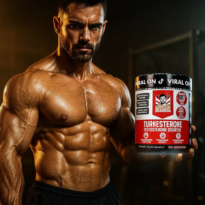Suplemento Natural de testosterona para hombres – Turkesterona 1500 mg de potencia máxima con Tongkat Ali y BioPerine® + Músculo, recuperación y resistencia  – 120 cápsulas